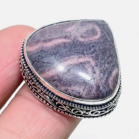 New Mookaite Jasper 925 Silver Ring. - Picture 7 of 16